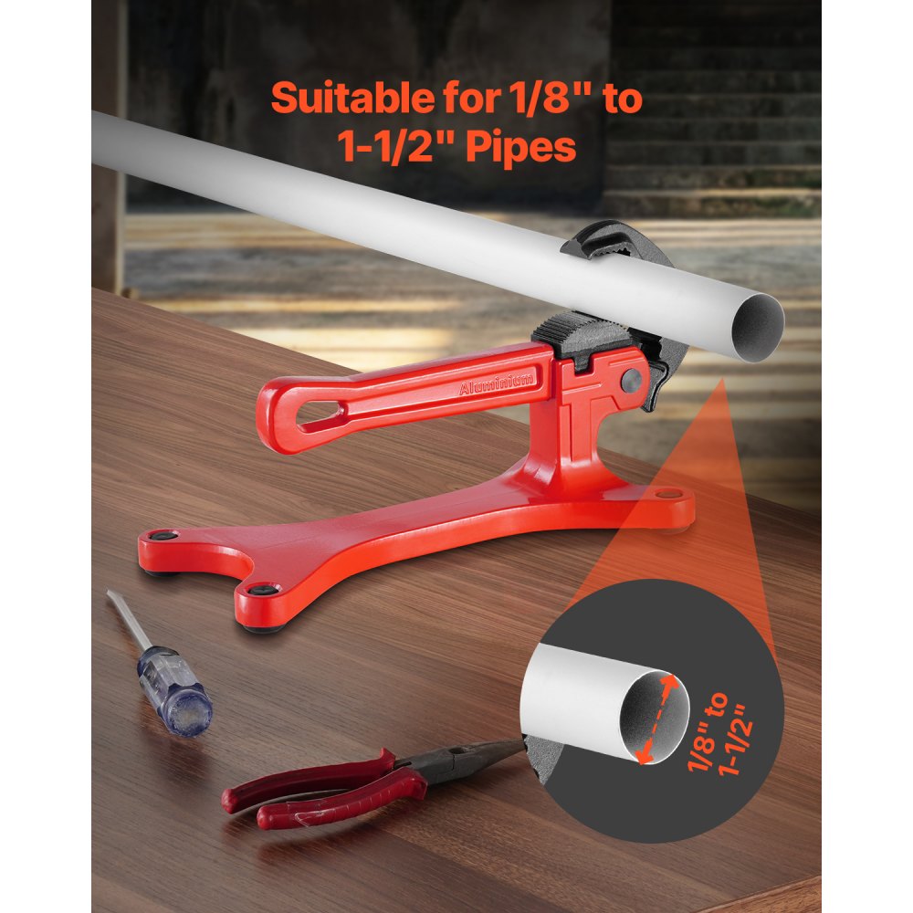 RG1510 - Lightweight Aluminum Pipe Vise for 1/8" to 1-1/2" Pipes