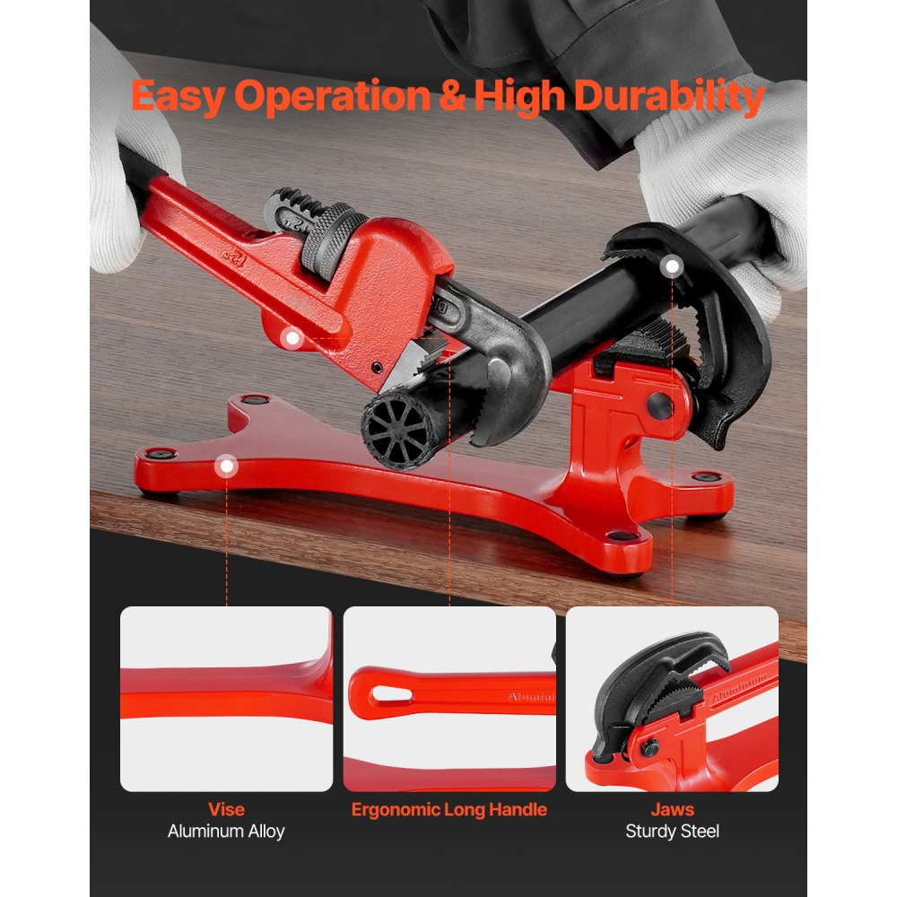 RG1510 - Lightweight Aluminum Pipe Vise for 1/8" to 1-1/2" Pipes