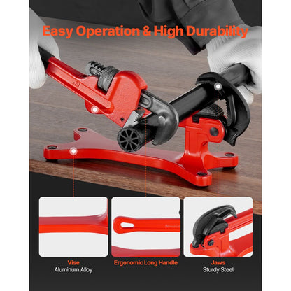 RG1510 - Lightweight Aluminum Pipe Vise for 1/8" to 1-1/2" Pipes