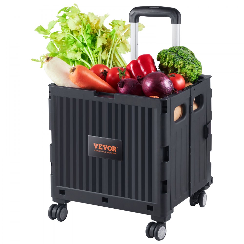 8822 - Portable Foldable Cart, 110 lbs Capacity, Adjustable Handle
