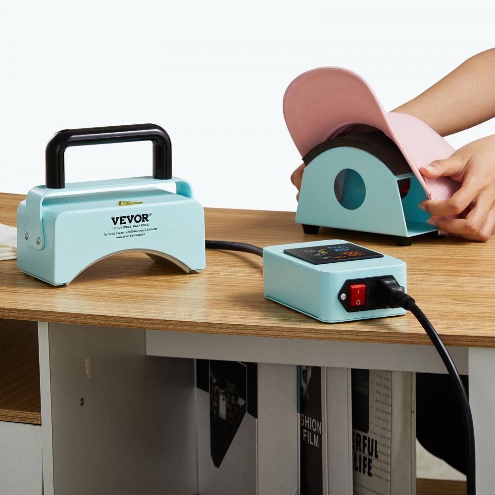 DF55A - 5.9" Hat Press Machine for Easy Cap Customization