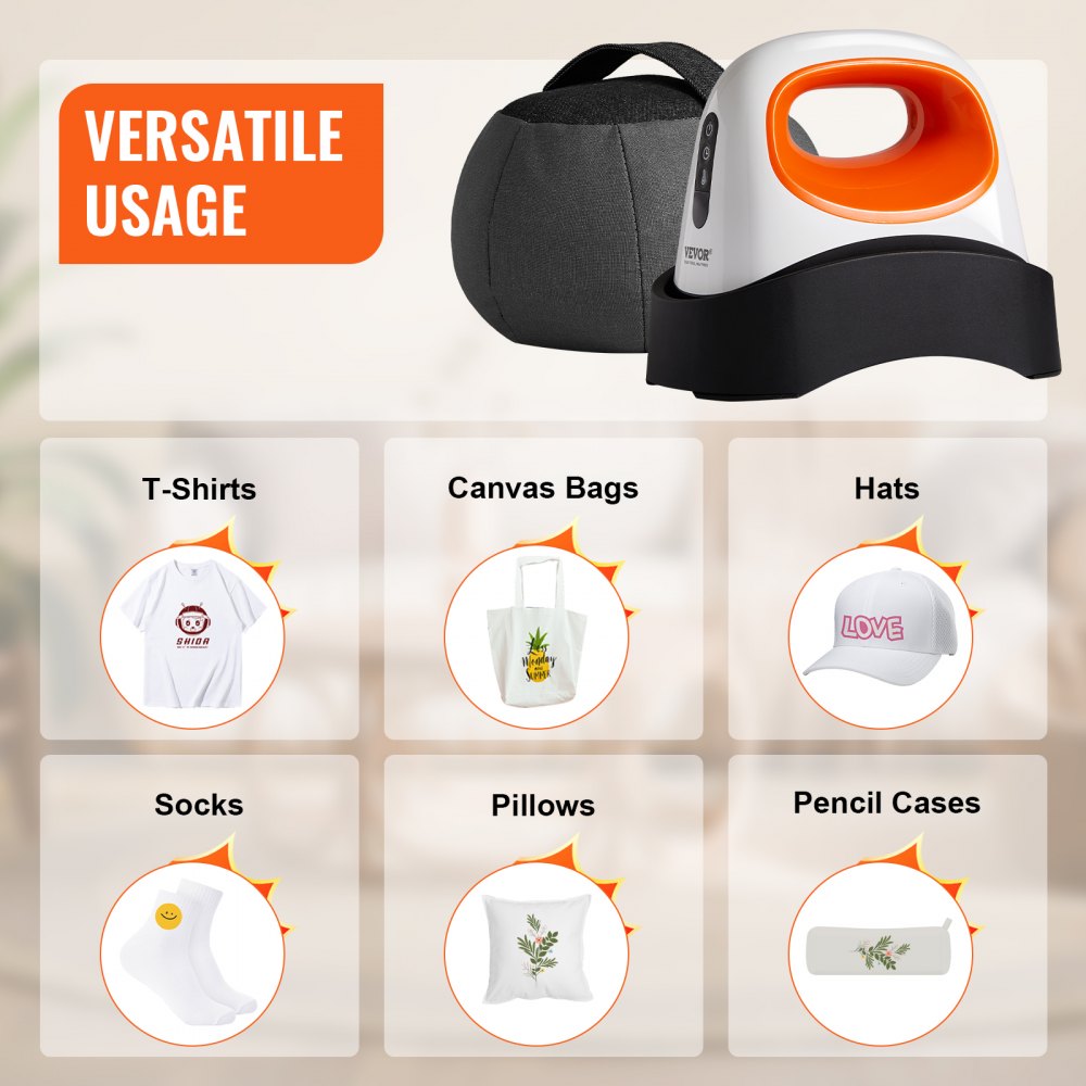 S0305 - Portable 6.1" Mini Hat Press Machine for Custom Caps