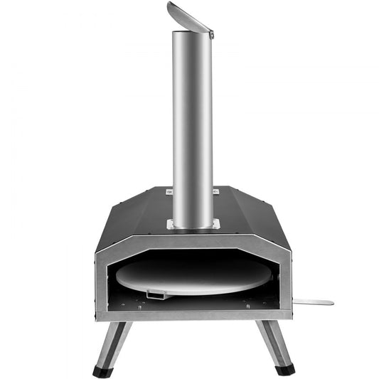 GB-GO12A-R - 12" Multi-Fuel Pizza Oven, Wood & Gas, 540°C