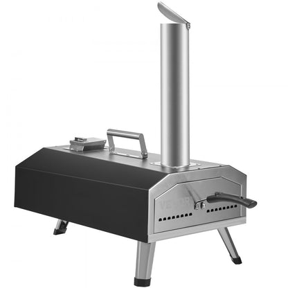 GB-GO12A-R - 12" Multi-Fuel Pizza Oven, Wood & Gas, 540°C