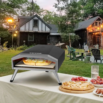 GB-GO13A - Portable 13-Inch Gas Pizza Oven, 1000°F in 15 Minutes