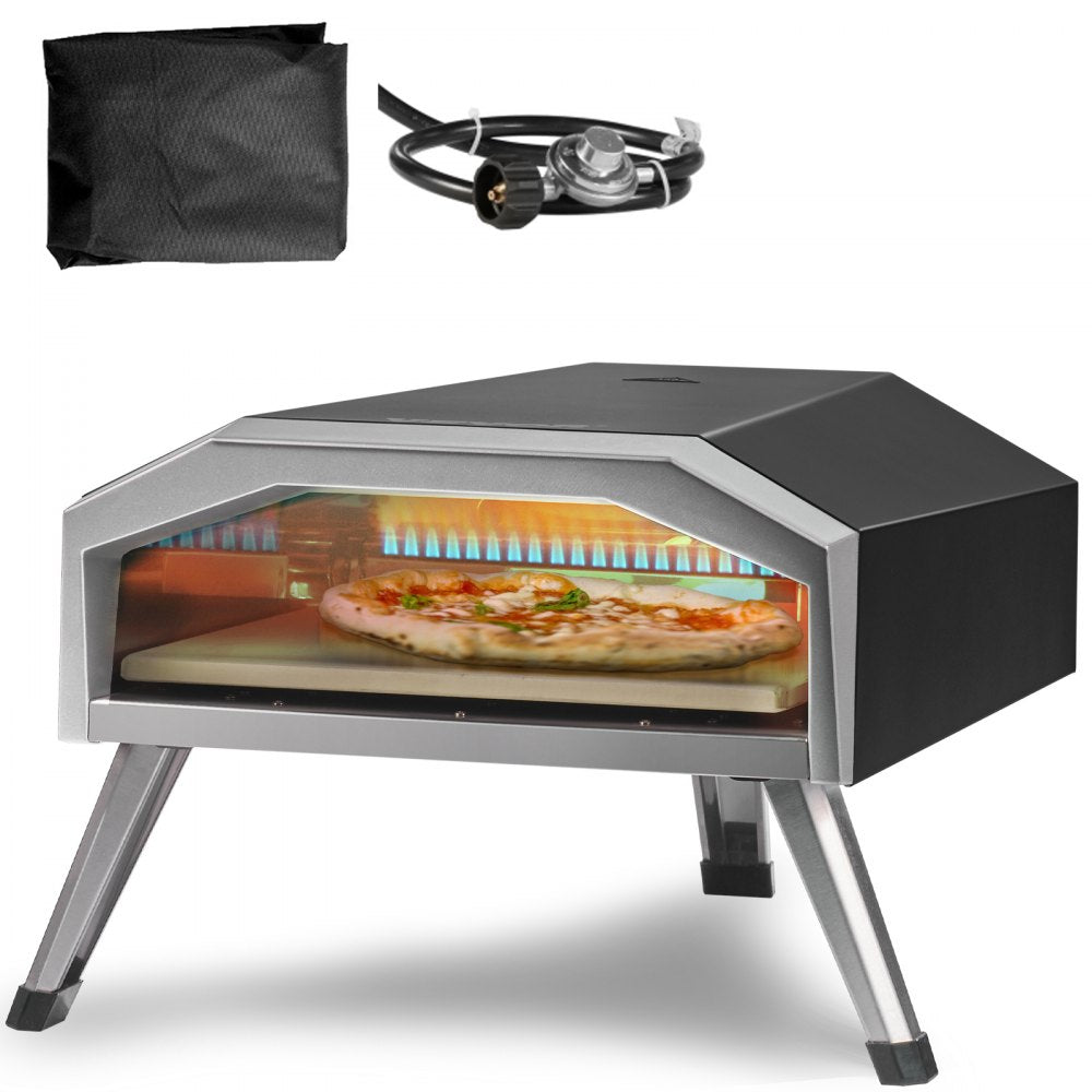 GB-GO13A - Portable 13-Inch Gas Pizza Oven, 1000°F in 15 Minutes