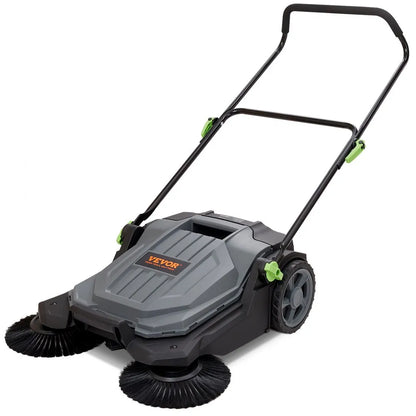 S13-001A - 25.6" Manual Floor Sweeper with Adjustable Handle