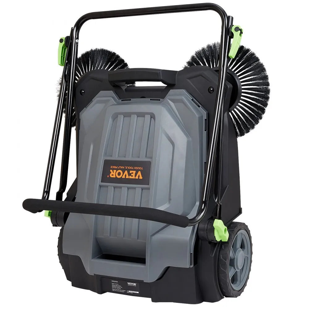 S13-001A - 25.6" Manual Floor Sweeper with Adjustable Handle