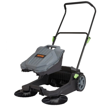 S13-001A - 25.6" Manual Floor Sweeper with Adjustable Handle