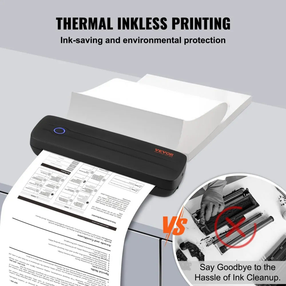 Y8 Pro - Lightweight Portable Thermal Printer with 2600 mAh Battery