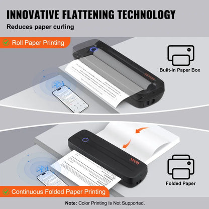 Y8 Pro - Lightweight Portable Thermal Printer with 2600 mAh Battery