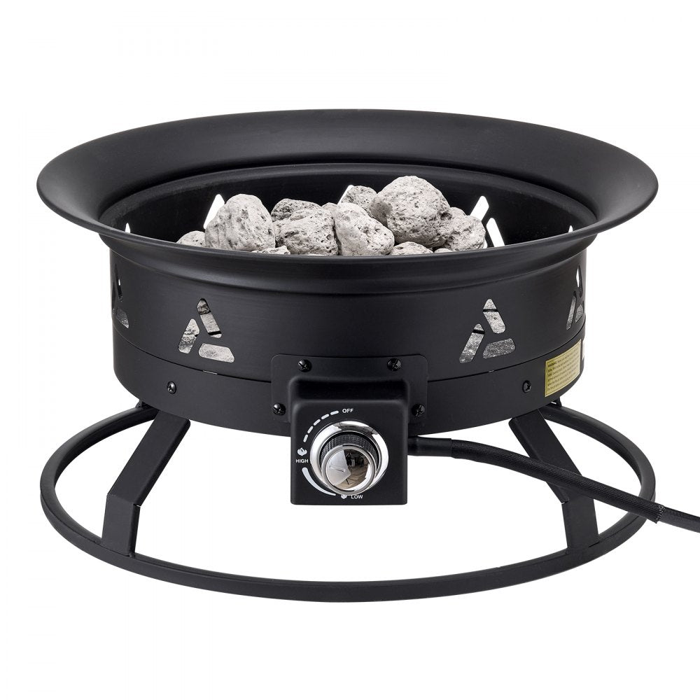YSM24RPP(L)006 - 24” Portable Propane Fire Pit with Adjustable Flames