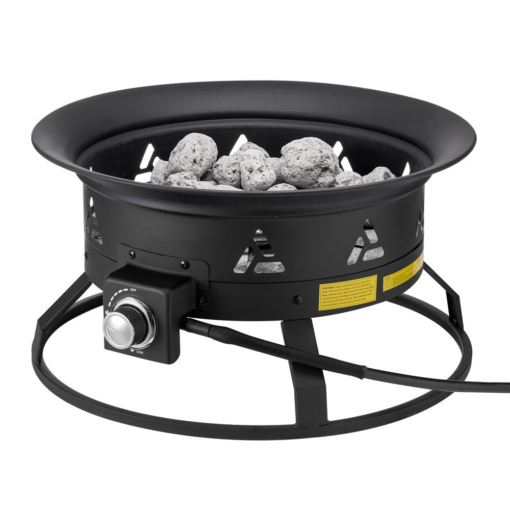 YSM24RPP(L)006 - 24” Portable Propane Fire Pit with Adjustable Flames