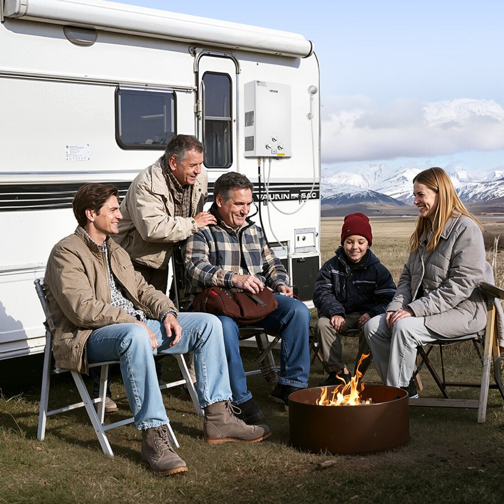 TMYD-01020120 - Compact Tankless Propane Water Heater with LED Display