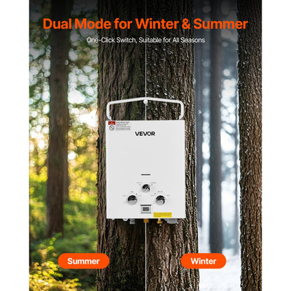TMYD-01020110 - Compact Tankless Propane Heater for Outdoor Hot Water Needs