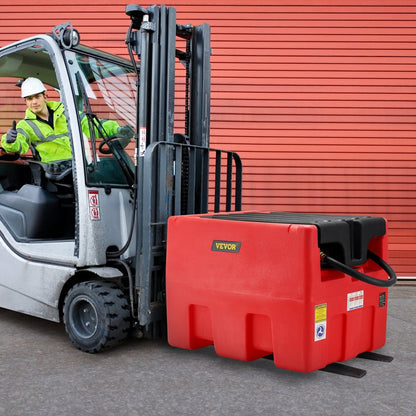 YDIES 200L-G - 48 Gal Fuel Tank with 12V Pump & Mechanical Gauge