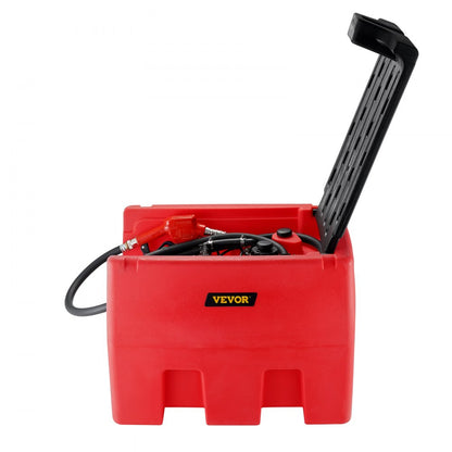 YDIES 200L-G - 48 Gal Fuel Tank with 12V Pump & Mechanical Gauge