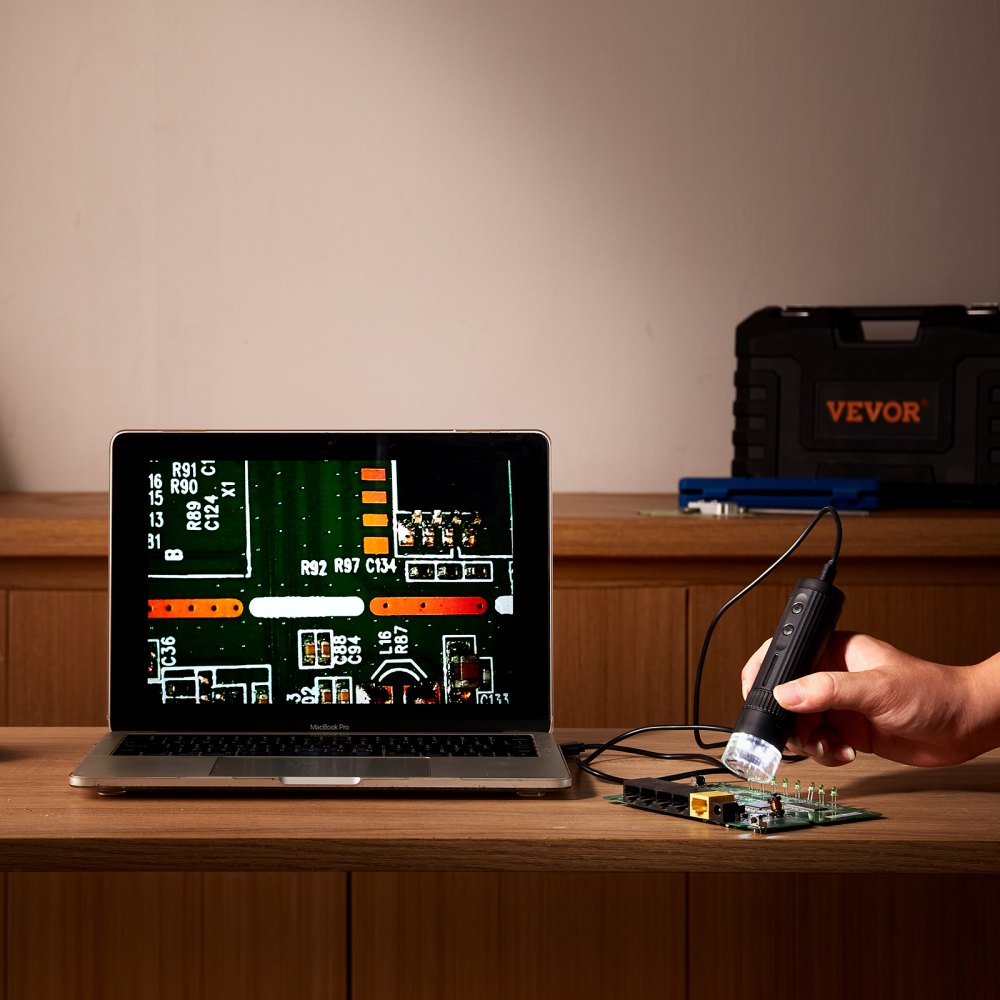 W1A - Wireless 50X-1000X Digital Microscope with Rechargeable Battery