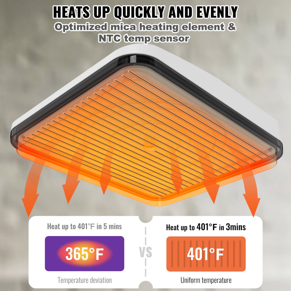 010837147114 - 10x12in VEVOR Heat Press Machine for Quick & Easy Shirt Printing