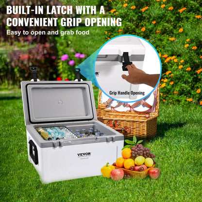 SK5000 - 52qt VEVOR Cooler, 6-Day Ice Retention, Heavy-Duty Handle