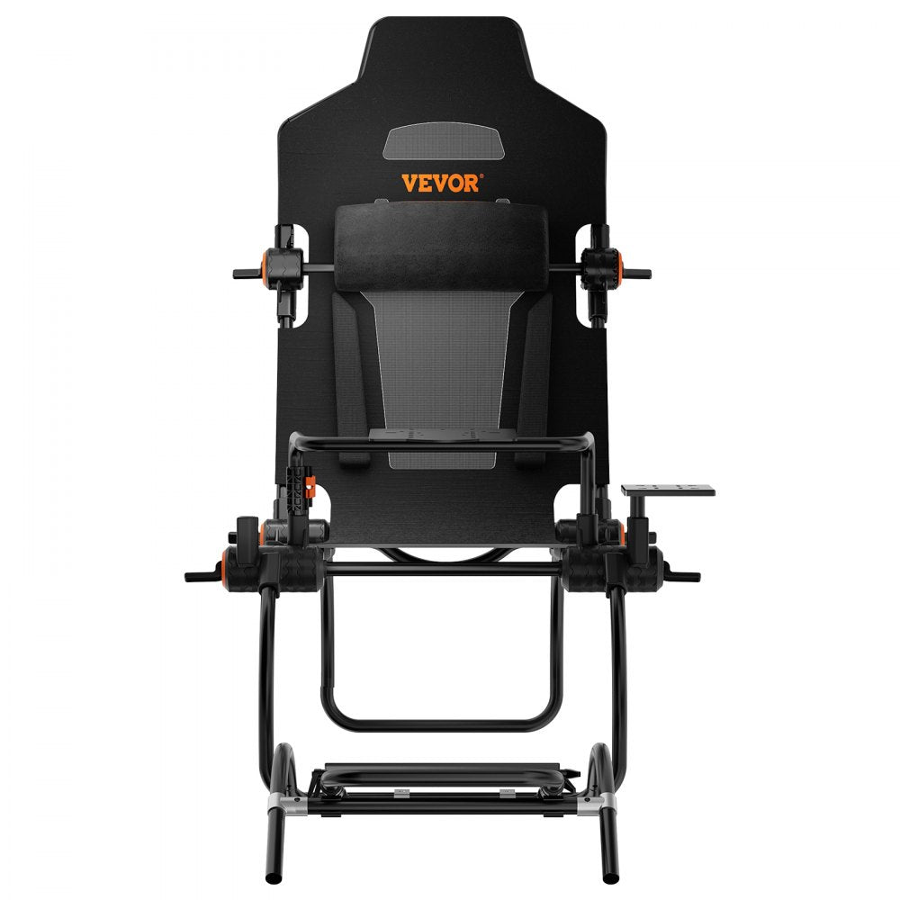 FC-P04 - Foldable Carbon Steel Racing Wheel Stand for Logitech G923/G920/G29