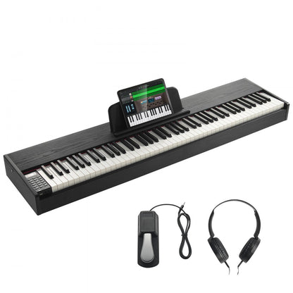 886 - VEVOR 88-Key Digital Piano with MIDI, Bluetooth & Sustain Pedal