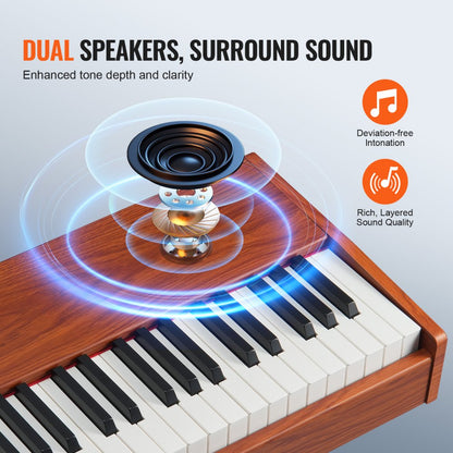 886 - 88 Key Digital Piano with 200 Tones & Stereo Sound