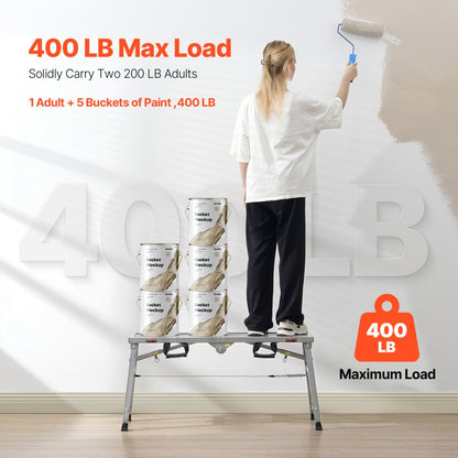 WBS-020 - Adjustable Height Portable Scaffolding for 400 lb Capacity