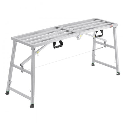 WBS-021 - Adjustable Portable Scaffolding 800 lb Capacity, Compact & Lightweight