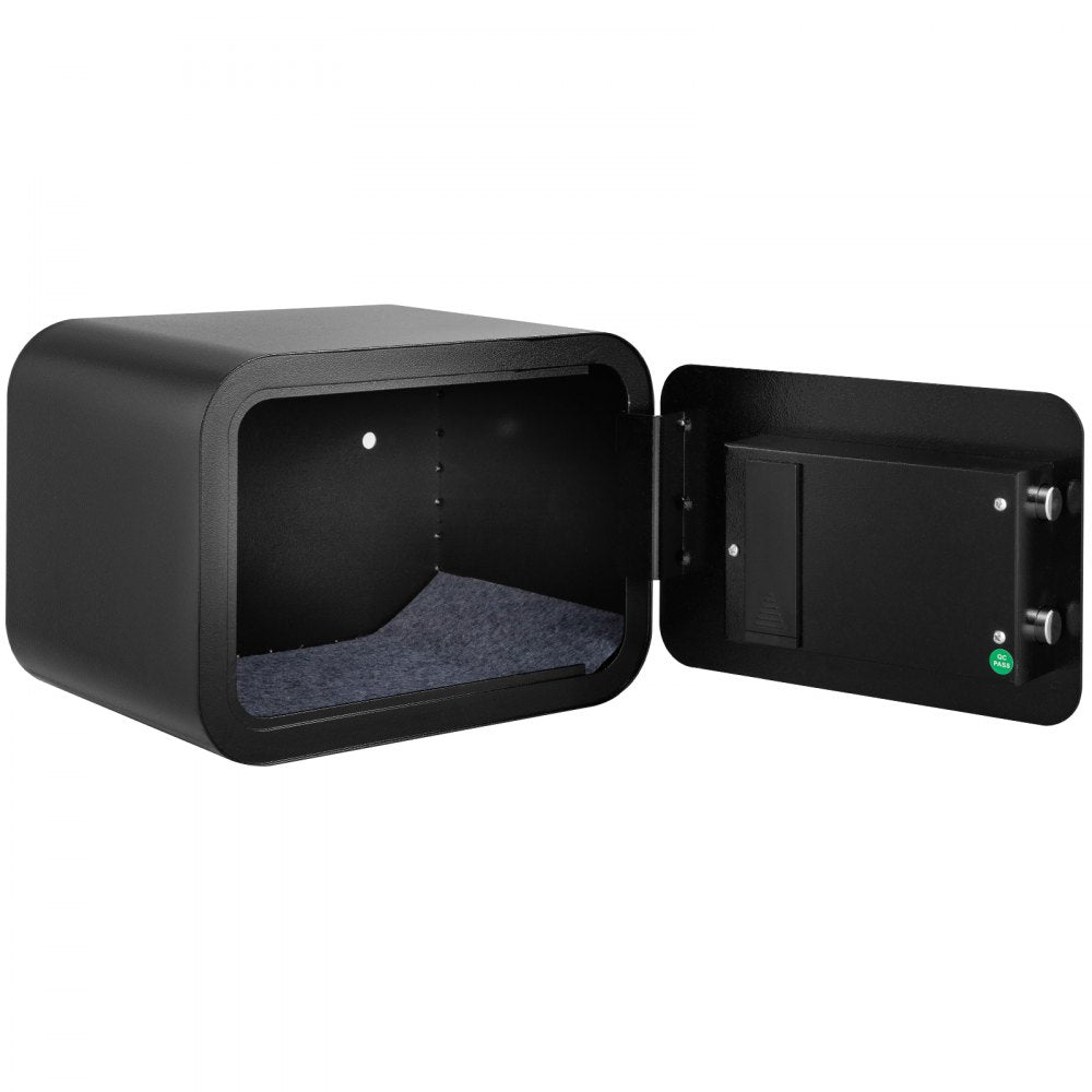 010633128504 - 1 Cubic Foot Steel Safe with Fingerprint & Key Locks