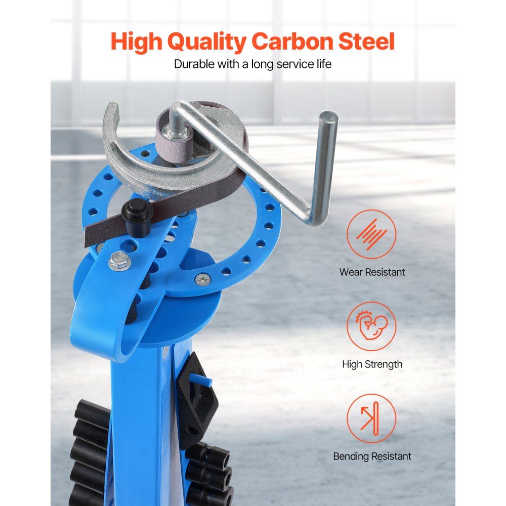 UM30 - Manual Pipe Bender for 2" Steel with 14 Durable Dies