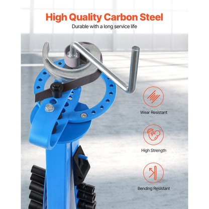 UM30 - Manual Pipe Bender for 2" Steel with 14 Durable Dies