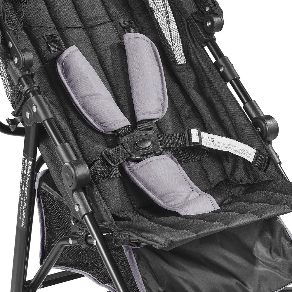 U103A - 13 lbs Lightweight Folding Stroller with Adjustable Backrest
