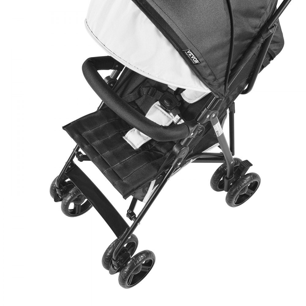 U103A - Portable Lightweight Stroller with Adjustable Backrest & Shock-Absorbing Tires
