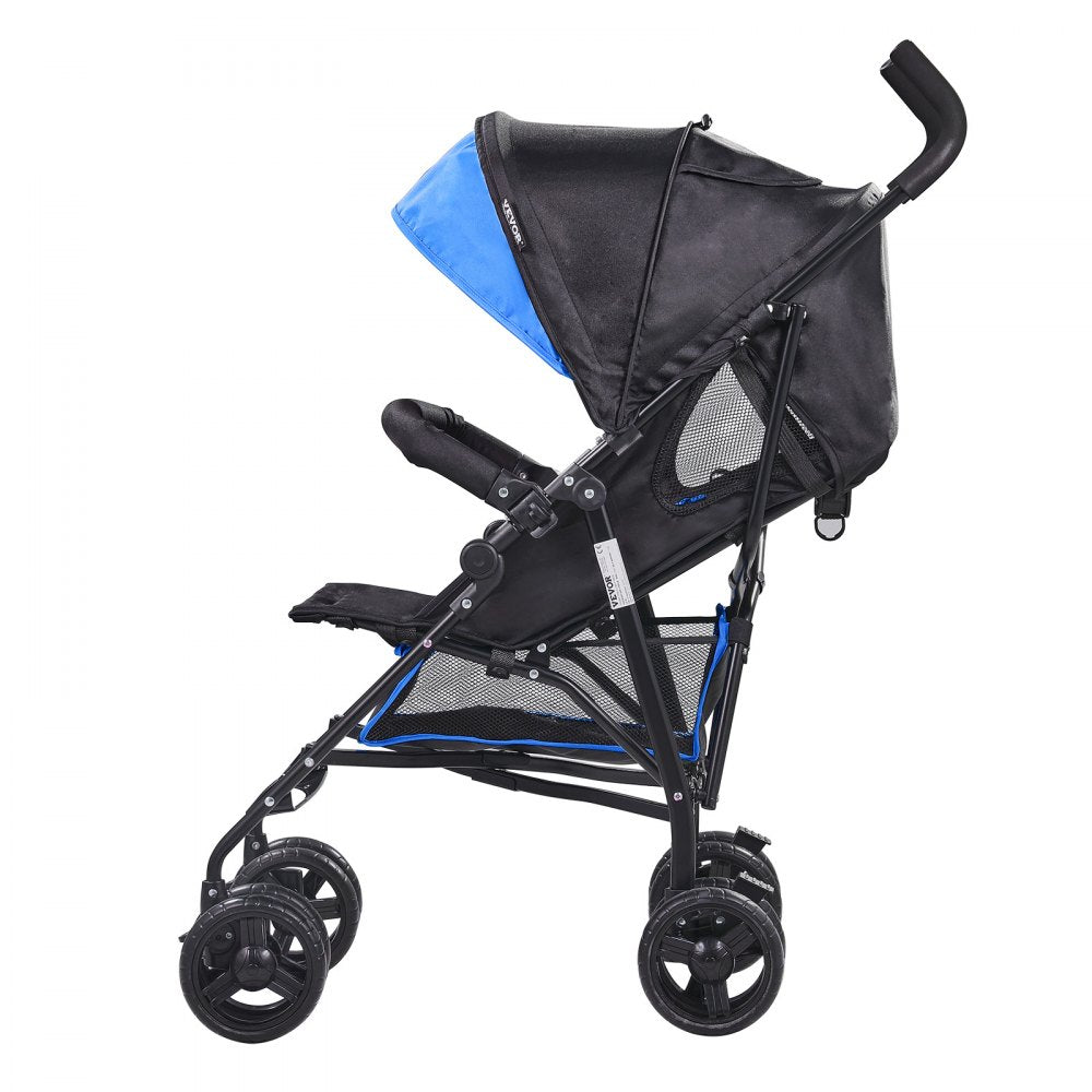 U103A - Compact 13 lbs Stroller with Adjustable Canopy & Five-Point Harness