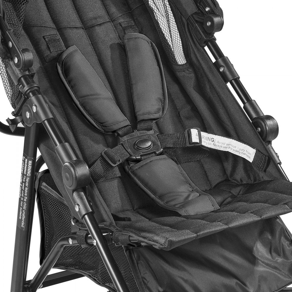 U103A - Compact Lightweight Stroller with Safety Features and Adjustable Backrest