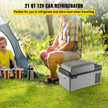 SH-C20 - Compact 21 Qt Portable Refrigerator with Digital Control