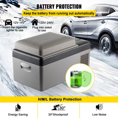 SH-C20 - Compact 21 Qt Portable Refrigerator with Digital Control
