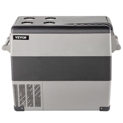 010213874704 - 58 Qt Portable Car Fridge with Digital Panel & Rapid Cooling