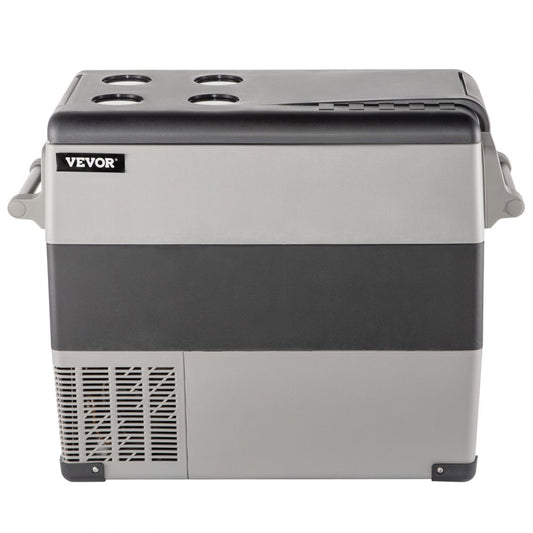 010213874704 - 58 Qt Portable Car Fridge with Digital Panel & Rapid Cooling