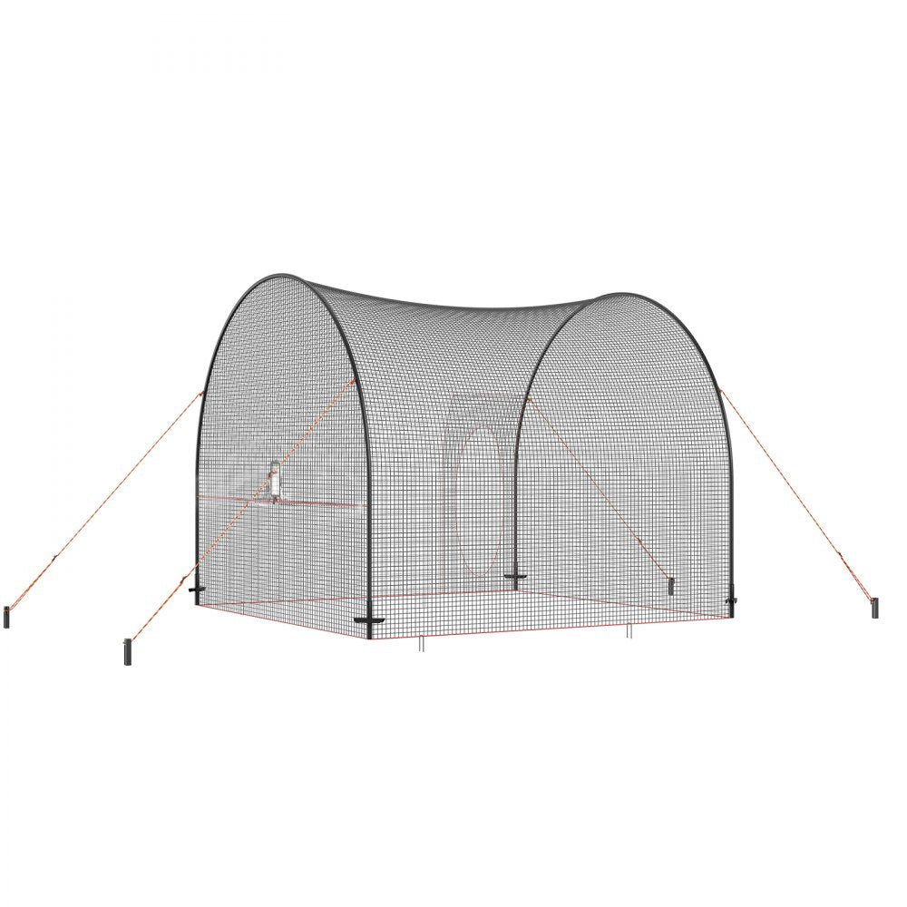 YC-SS-BCN001 - 12FT VEVOR Durable Baseball Batting Cage for Indoor/Outdoor Use