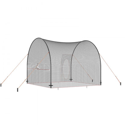 YC-SS-BCN001 - 12FT VEVOR Durable Baseball Batting Cage for Indoor/Outdoor Use