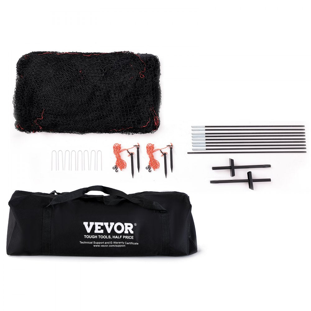 YC-SS-BCN001 - 12FT VEVOR Durable Baseball Batting Cage for Indoor/Outdoor Use