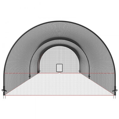 YC-DJL-22*12*8ft - 22x12x8ft VEVOR Durable Baseball Batting Cage