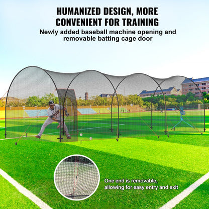 YC-DJL-33*12*10ft - 33ft VEVOR Batting Cage for Indoor & Outdoor Training