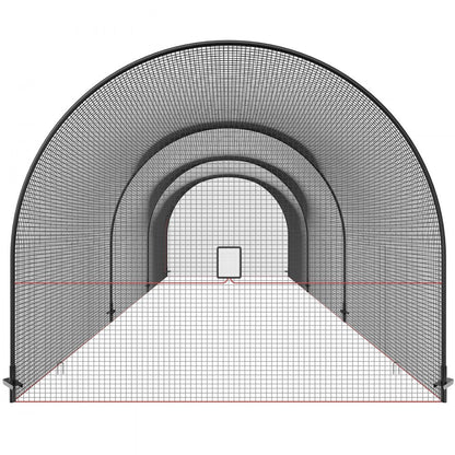 YC-DJL-33*12*10ft - 33ft VEVOR Batting Cage for Indoor & Outdoor Training