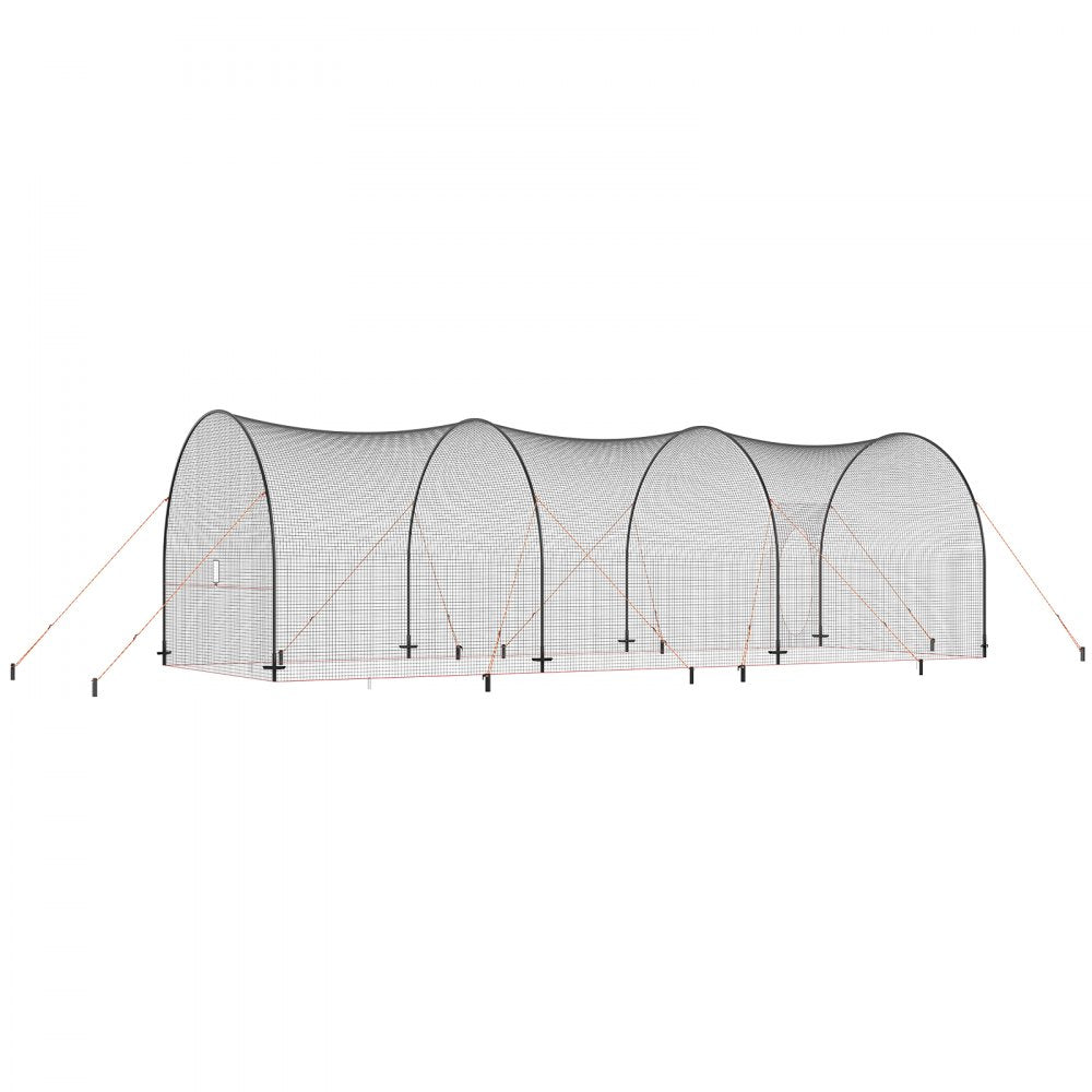 YC-DJL-33*12*10ft - 33ft VEVOR Batting Cage for Indoor & Outdoor Training