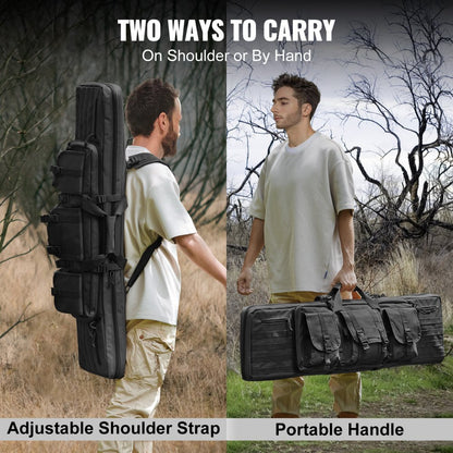 GN9013-BL36 - Waterproof 36" Tactical Range Bag with Lockable Zipper