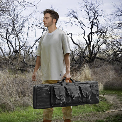 GN9013-BL36 - Waterproof 36" Tactical Range Bag with Lockable Zipper