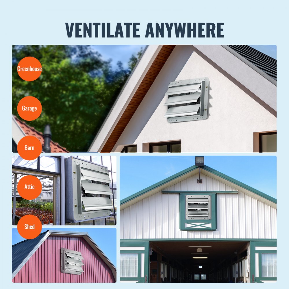 VV-ACPQS-10 - 10'' Durable Exhaust Fan for Efficient Ventilation